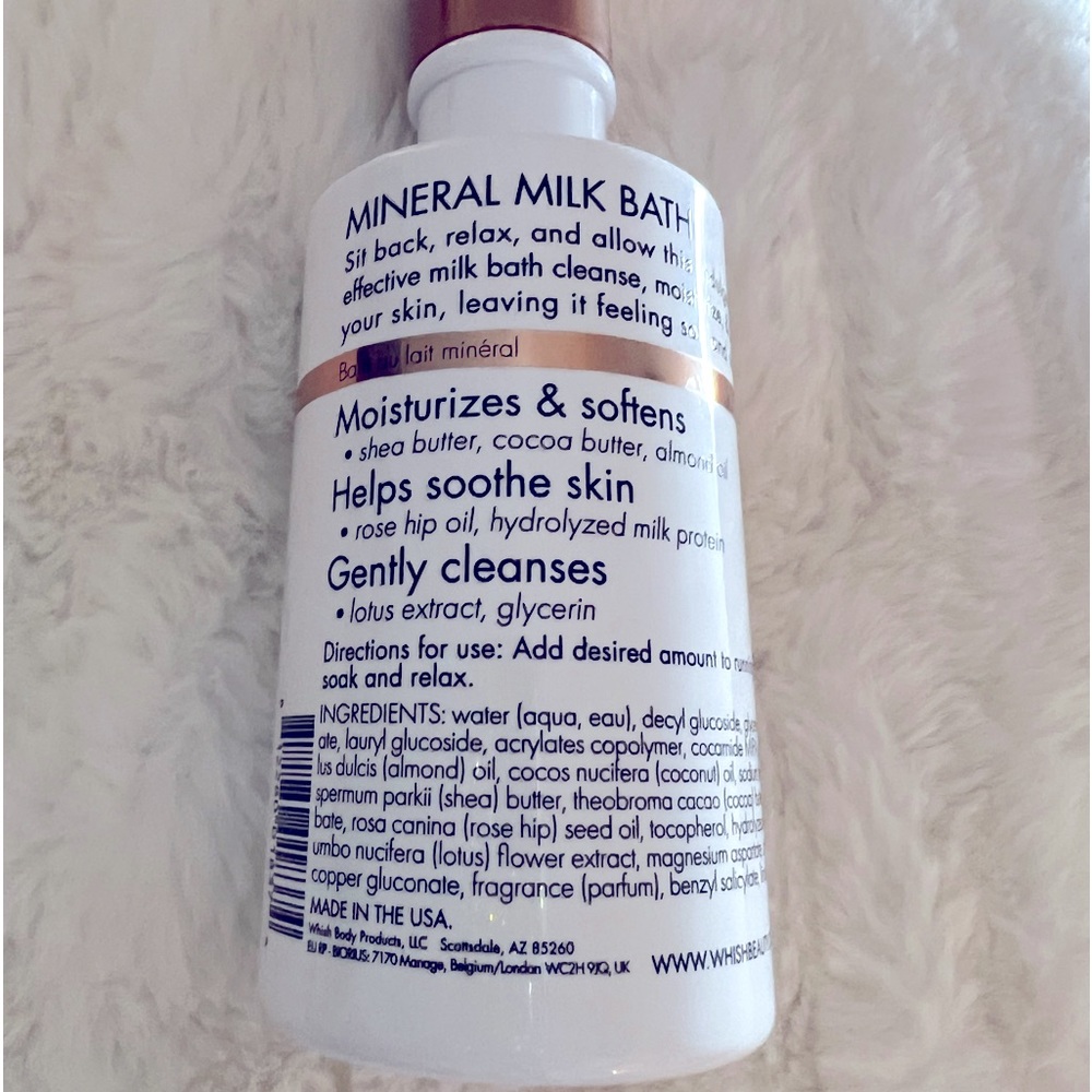 WHISH ROSE HIP LOTUS MINERAL MILK BATH - Picture 3 of 5